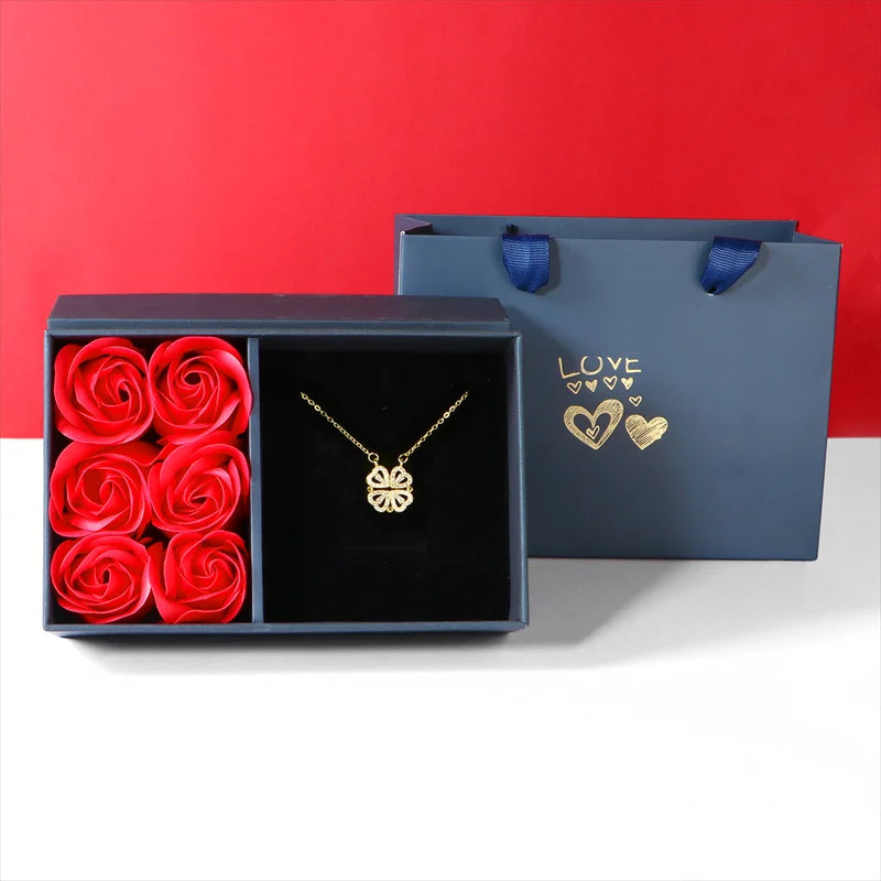 CapeGlow® Lerato – Iconic Clover Necklace Celebrate Love, Luck, and Individuality Capeglow