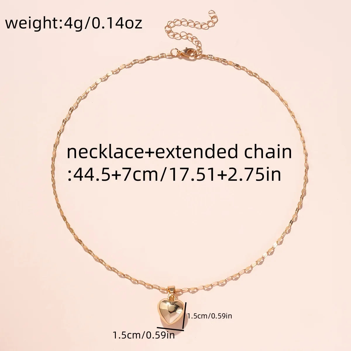 CapeGlow® Naledi Lulama – Sculpted Heart Pendant Necklace Capeglow