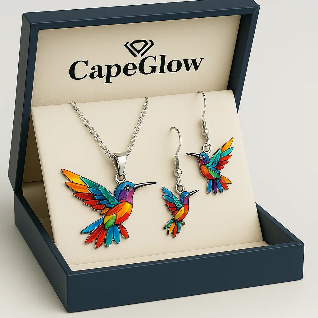 Capeglow® Thandi – Elegant Hummingbird Necklace Capeglow