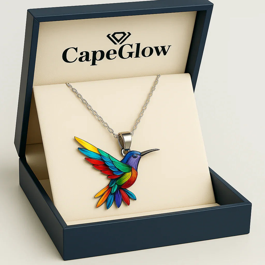 Capeglow® Thandi – Elegant Hummingbird Necklace Capeglow
