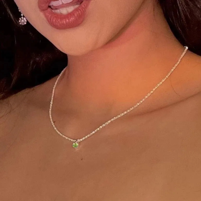CapeGlow® Sparkling Silver Choker Necklace - Elegant Adjustable Design for Radiant Style