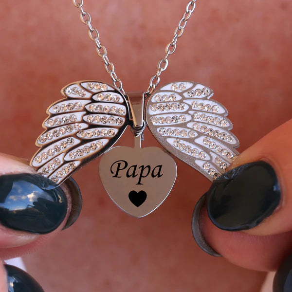 CapeGlow® My Angel Heart – Engraved Memory of Love