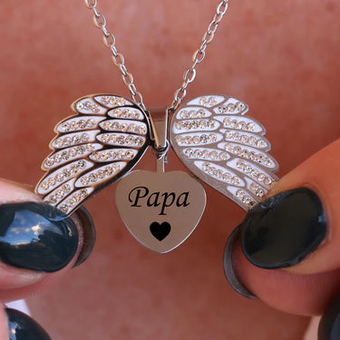 CapeGlow® My Angel Heart – Engraved Memory of Love