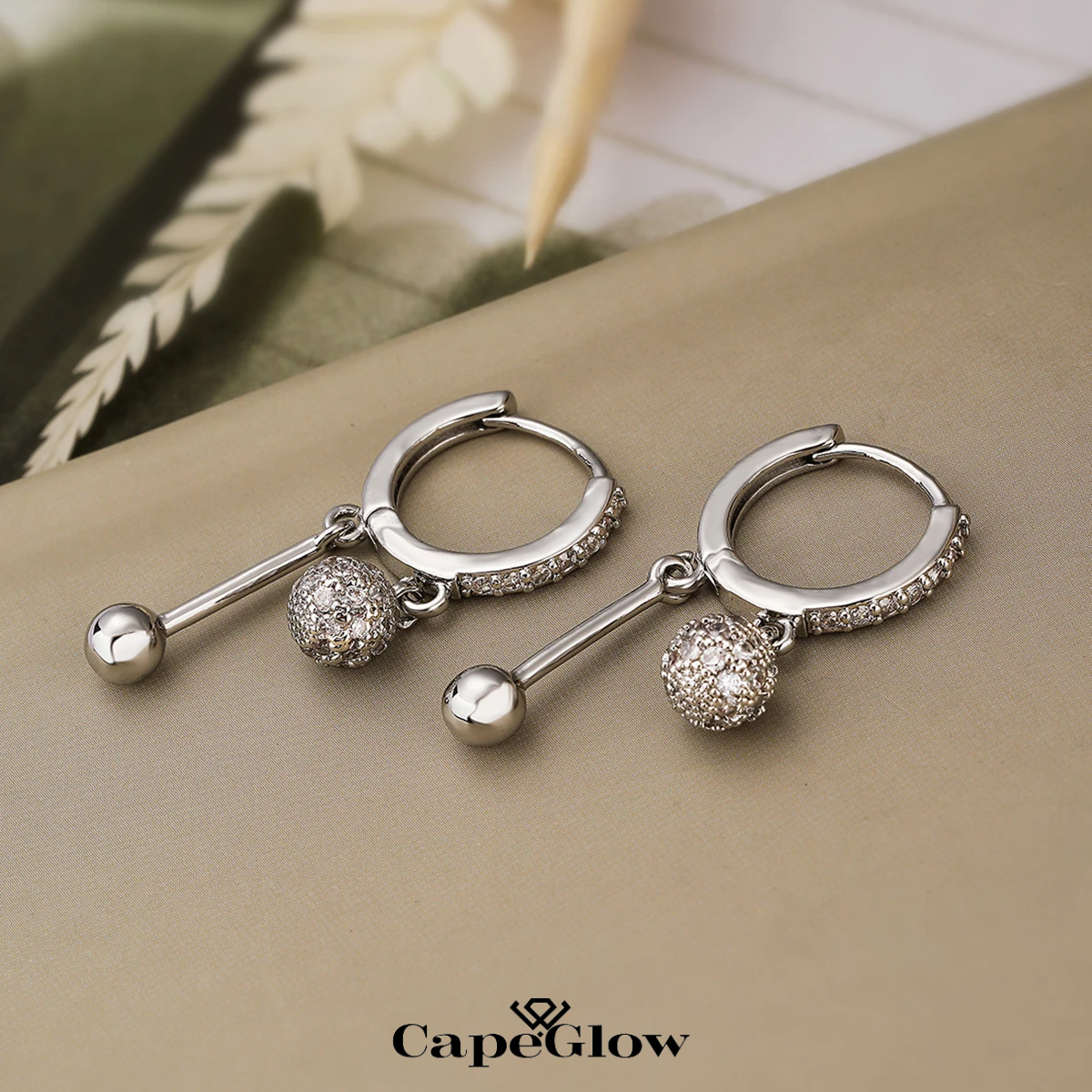 CapeGlow® Nkosazana – Infinity Earrings ∞
