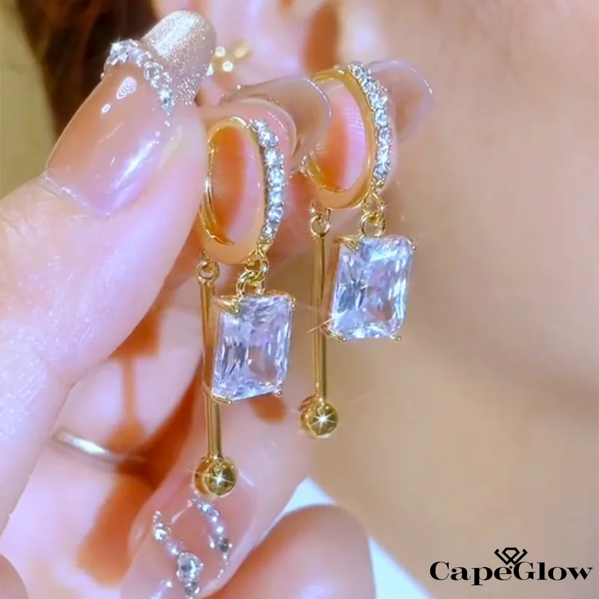CapeGlow® Nkosazana – Infinity Earrings ∞