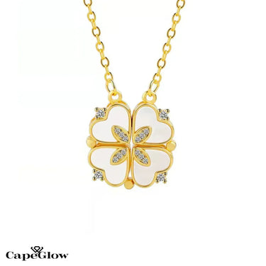 CapeGlow® Lerato – Iconic Clover Necklace Celebrate Love, Luck, and Individuality Capeglow