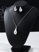CapeGlow® Zola – Waterdrop Pendant Necklace & Earrings Set Capeglow