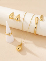 CapeGlow® Dineo – Sculpted Waterdrop Jewelry Set Capeglow