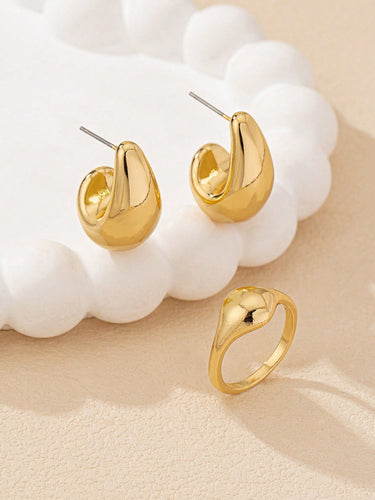 CapeGlow® Dineo – Sculpted Waterdrop Jewelry Set Capeglow