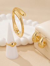 CapeGlow® Dineo – Sculpted Waterdrop Jewelry Set Capeglow