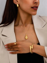 CapeGlow® Dineo – Sculpted Waterdrop Jewelry Set Capeglow