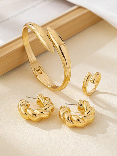 CapeGlow® Dineo – Sculpted Waterdrop Jewelry Set Capeglow