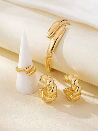 CapeGlow® Dineo – Sculpted Waterdrop Jewelry Set Capeglow