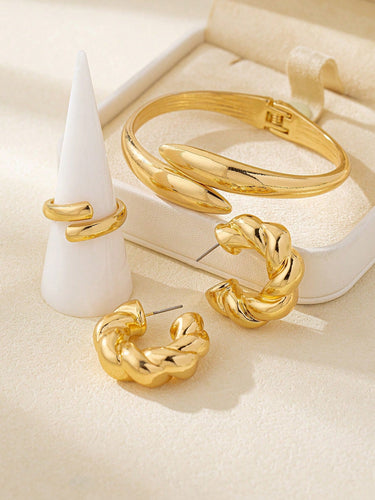 CapeGlow® Dineo – Sculpted Waterdrop Jewelry Set Capeglow