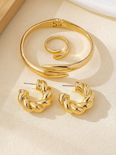 CapeGlow® Dineo – Sculpted Waterdrop Jewelry Set Capeglow