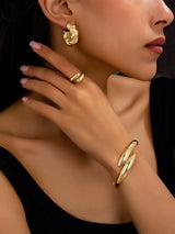 CapeGlow® Dineo – Sculpted Waterdrop Jewelry Set Capeglow