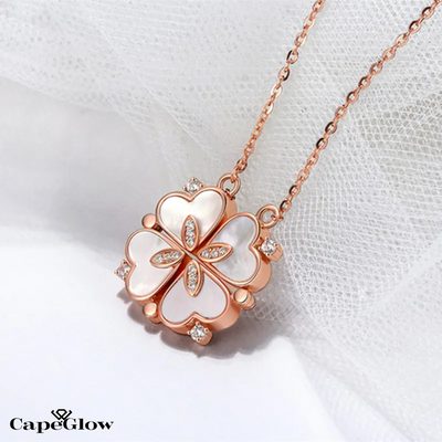 CapeGlow® Lerato – Iconic Clover Necklace Celebrate Love, Luck, and Individuality