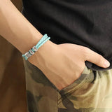 CapeGlow® Lwandle Custom Leather Bracelet Capeglow