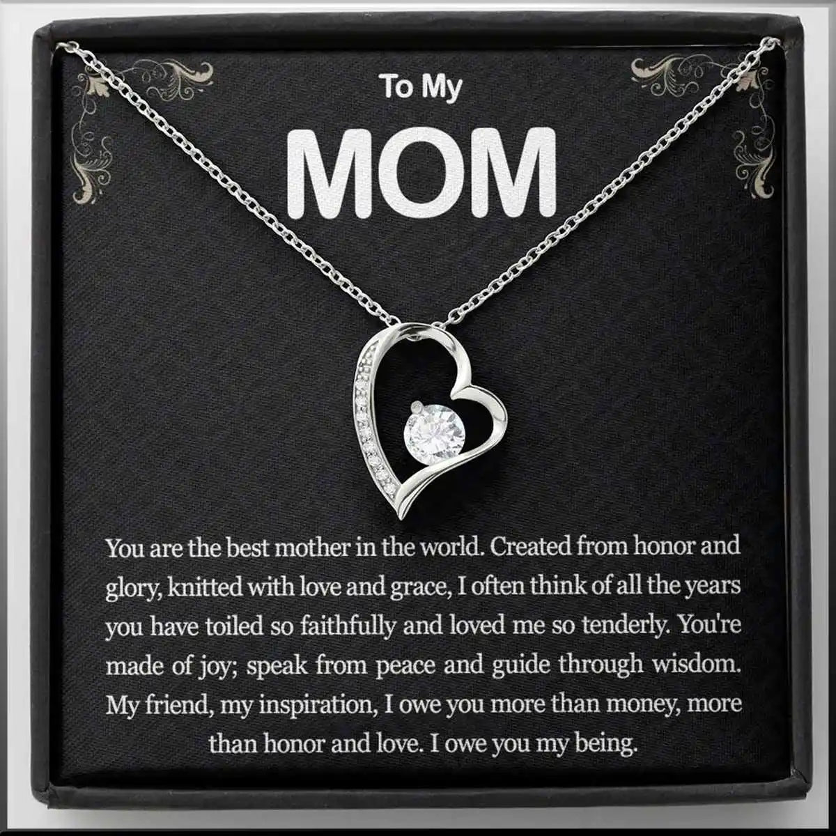 CapeGlow® Mother’s Love Necklace – A Heartfelt Tribute
