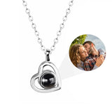 CapeGlow® Lumina – Personalized Photo Projection Heart Necklace Capeglow