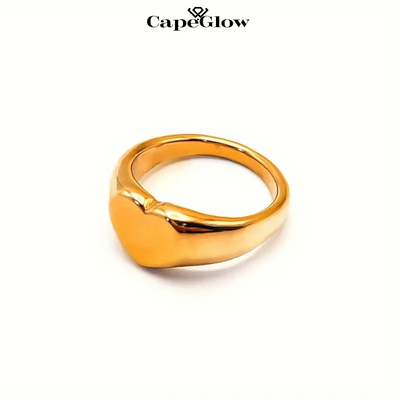 CapeGlow® Litha Inaya – Minimalist Heart Ring