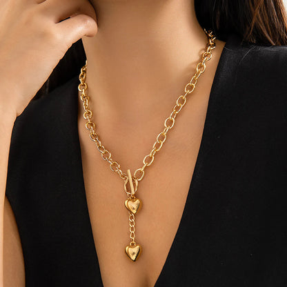 CapeGlow® Nandi – Triple Heart Statement Necklace✨ Capeglow