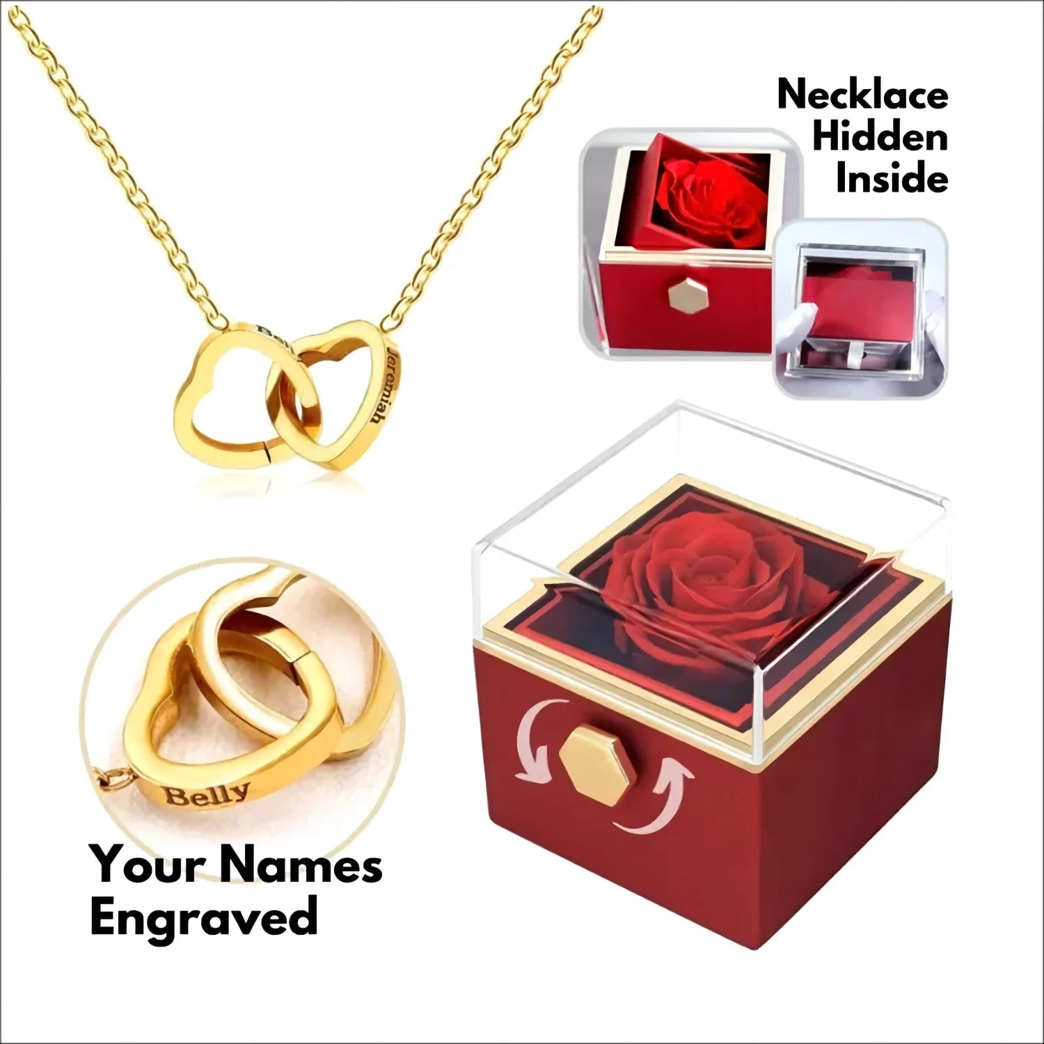 CapeGlow® Mpho – Personalized Heart Necklace