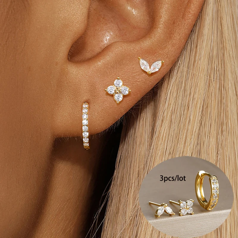 CapeGlow® Lona – 3-Piece Earring Set