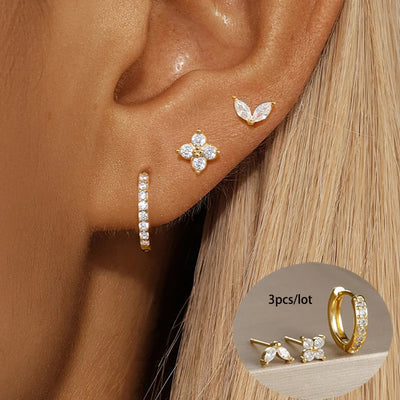 CapeGlow® Lona – 3-Piece Earring Set