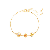 CapeGlow® Personalized Birth Flower Bracelet Capeglow