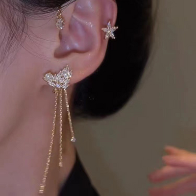 CapeGlow® Mbali – Non-Pierced Illusion Earrings 🌸