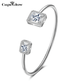 CapeGlow® Thuli – Geometric Gold Cuff Bangle ✨ Capeglow