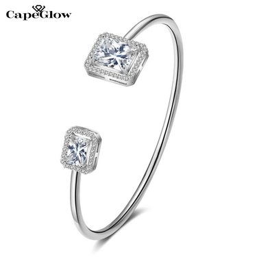 CapeGlow® Thuli – Geometric Gold Cuff Bangle ✨ Capeglow