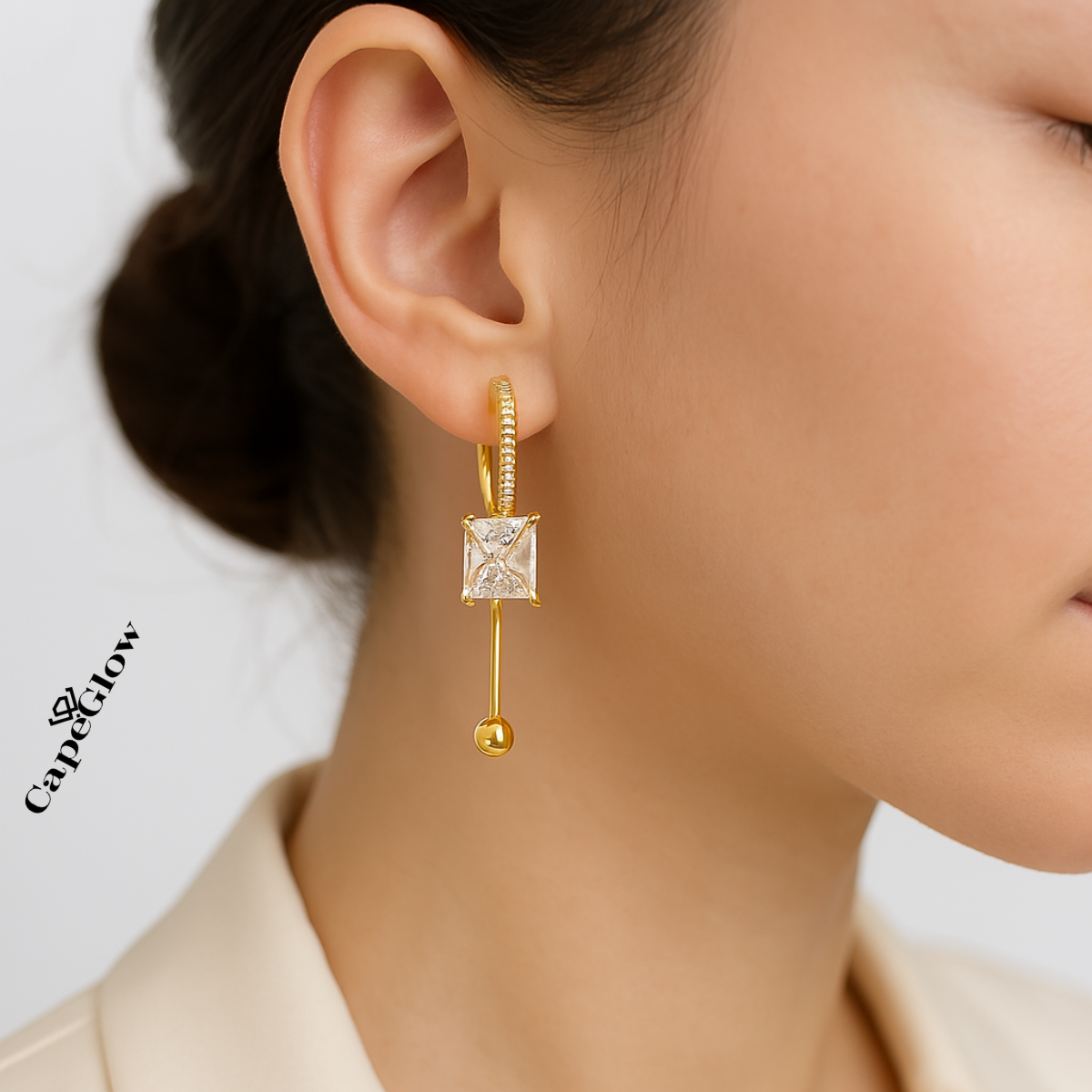 CapeGlow® Nkosazana – Infinity Earrings ∞