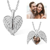 CapeGlow® My Angel Wing Personalized Photo Necklace Capeglow