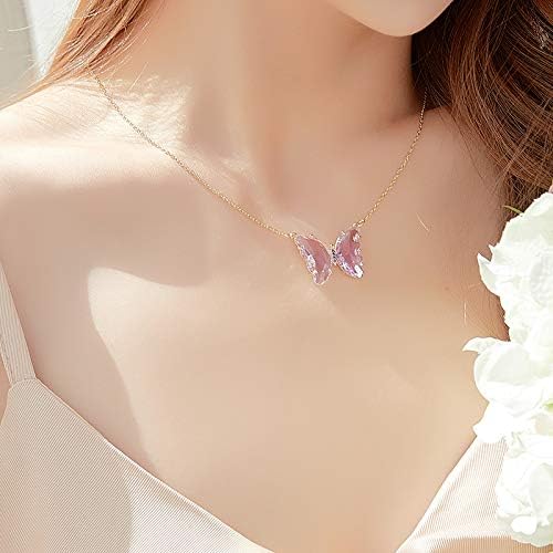 CapeGlow® Zanele – Crystal Butterfly Necklace Capeglow