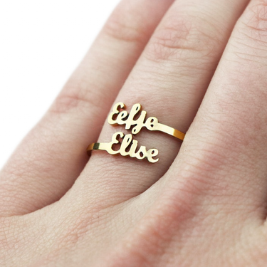 CapeGlow® Luxury Custom Name Ring