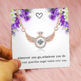 CapeGlow® Serapha – Elegant Angel Wings Necklace Capeglow