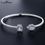 CapeGlow® Thuli – Geometric Gold Cuff Bangle ✨ Capeglow