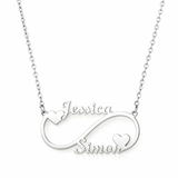 Elegant "Infinity" Name Necklace: Symbol of Eternal Love and Unbreakable Bonds