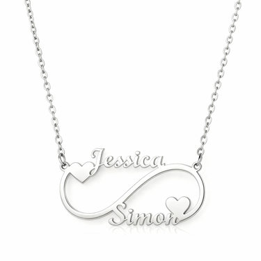 Elegant "Infinity" Name Necklace: Symbol of Eternal Love and Unbreakable Bonds