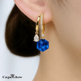 CapeGlow® Thando – Sapphire Illusion Charm Earrings💙 Capeglow