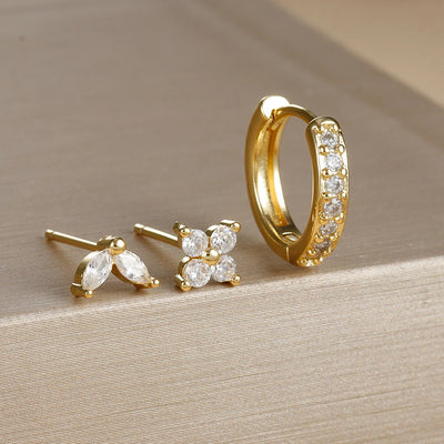 CapeGlow® Lona – 3-Piece Earring Set