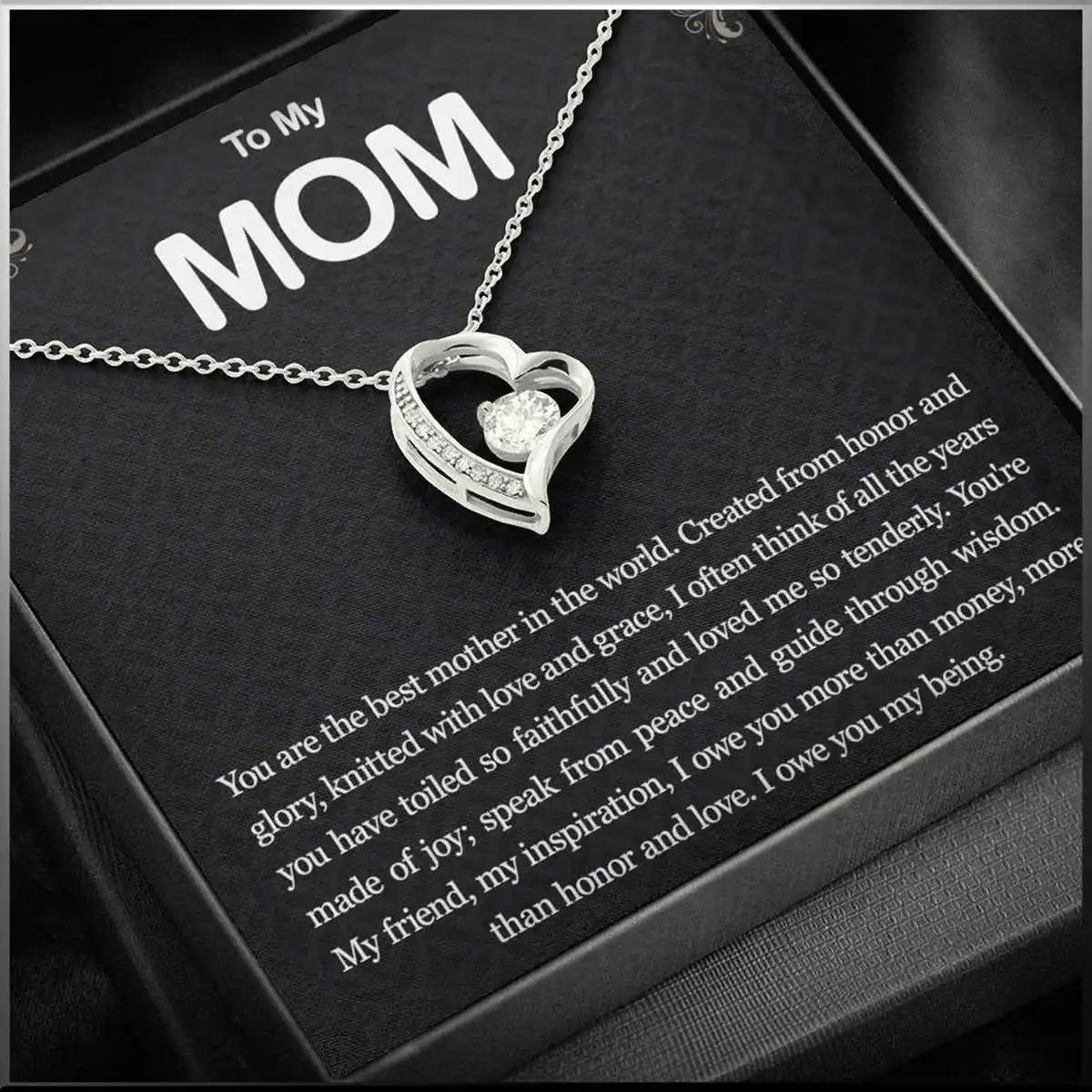 CapeGlow® Mother’s Love Necklace – A Heartfelt Tribute