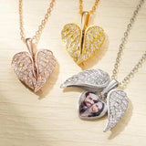 CapeGlow® My Angel Wing Personalized Photo Necklace Capeglow