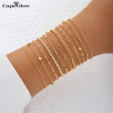 CapeGlow® Nandi – 11-Piece Chain Bracelet Set Capeglow