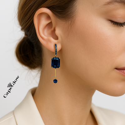 CapeGlow® Nkosazana – Infinity Earrings ∞