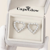 CapeGlow® Amara – Elegant Heart-Shaped Grace Earrings Capeglow