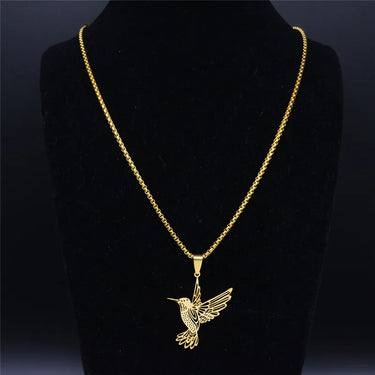 Capeglow® Thandi – Stainless Stee Elegant Hummingbird Necklace