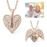 CapeGlow® My Angel Wing Personalized Photo Necklace Capeglow